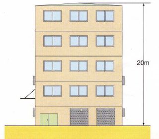 誘致施設地区の高さの制限