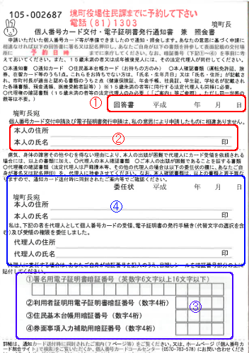 交付 書 個人 番号 カード 書き方 申請