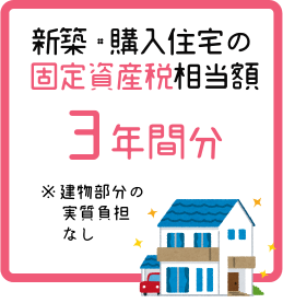 新築・購入住宅の固定資産税相当額