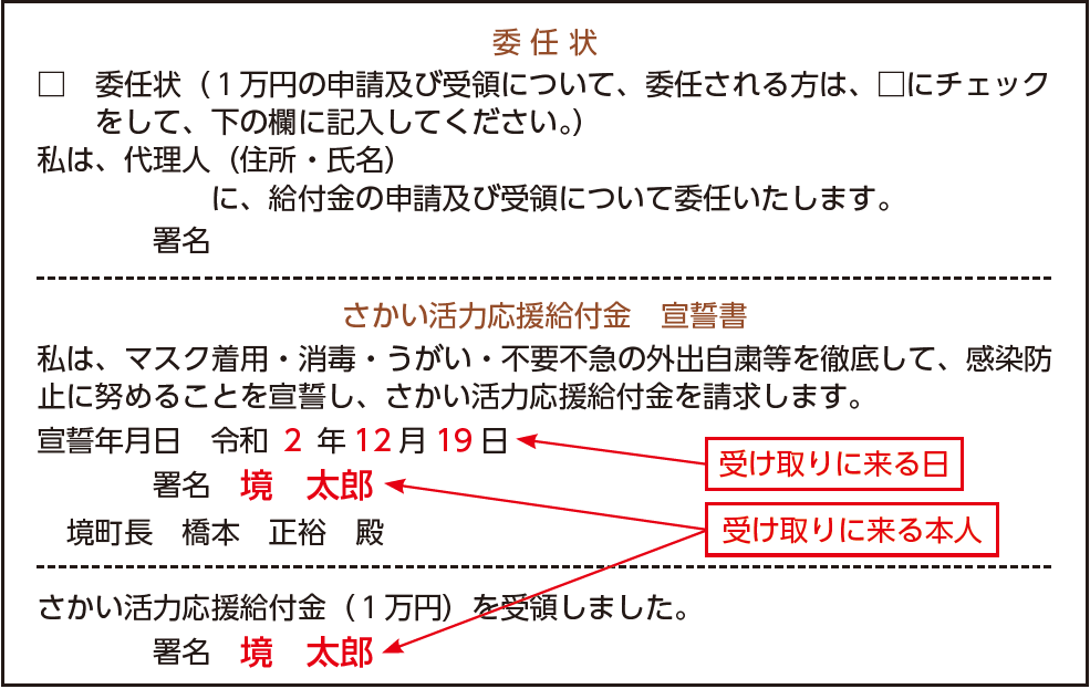 さかい活力応援給付金のご案内 境町公式ホームページ