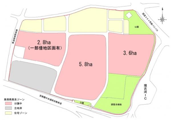 【境古河IC周辺地区】土地利用計画図２