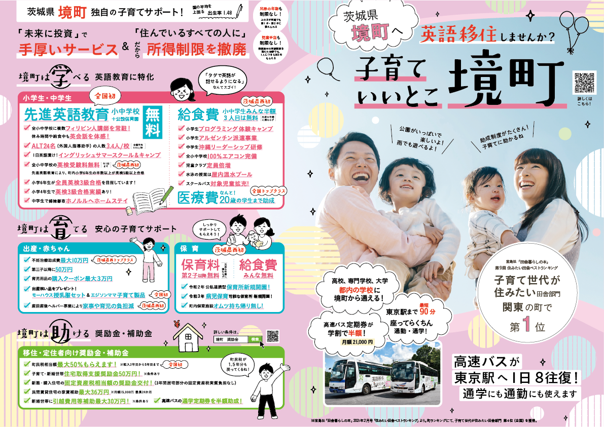 子育ていいとこ境町2022年10月（外面）