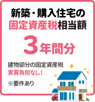新築・購入住宅の固定資産税相当額
